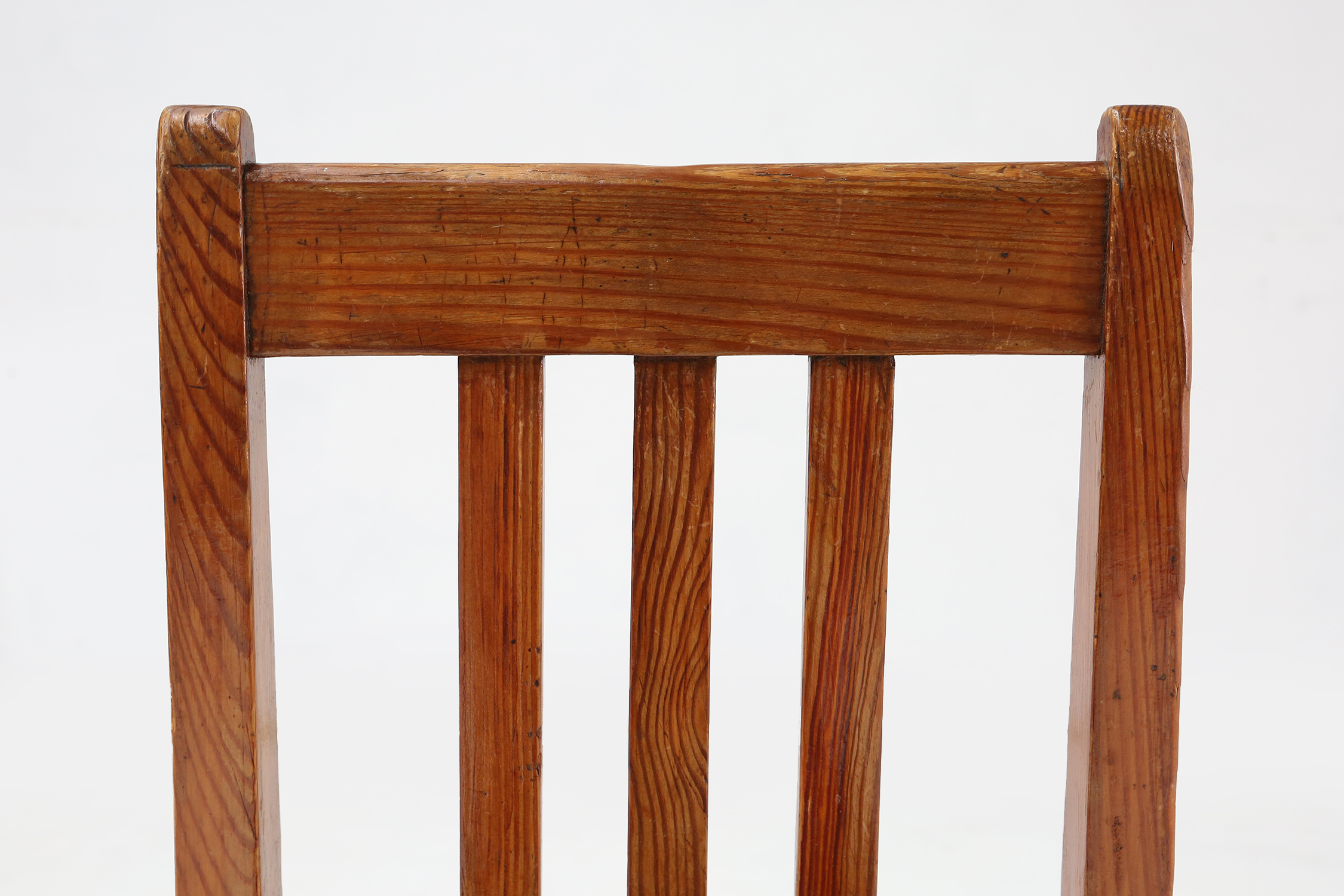 Wooden geometric chair in Jean Prouve style, France ca. 1940thumbnail